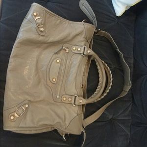 Balenciaga lamb skin Giant City Bag